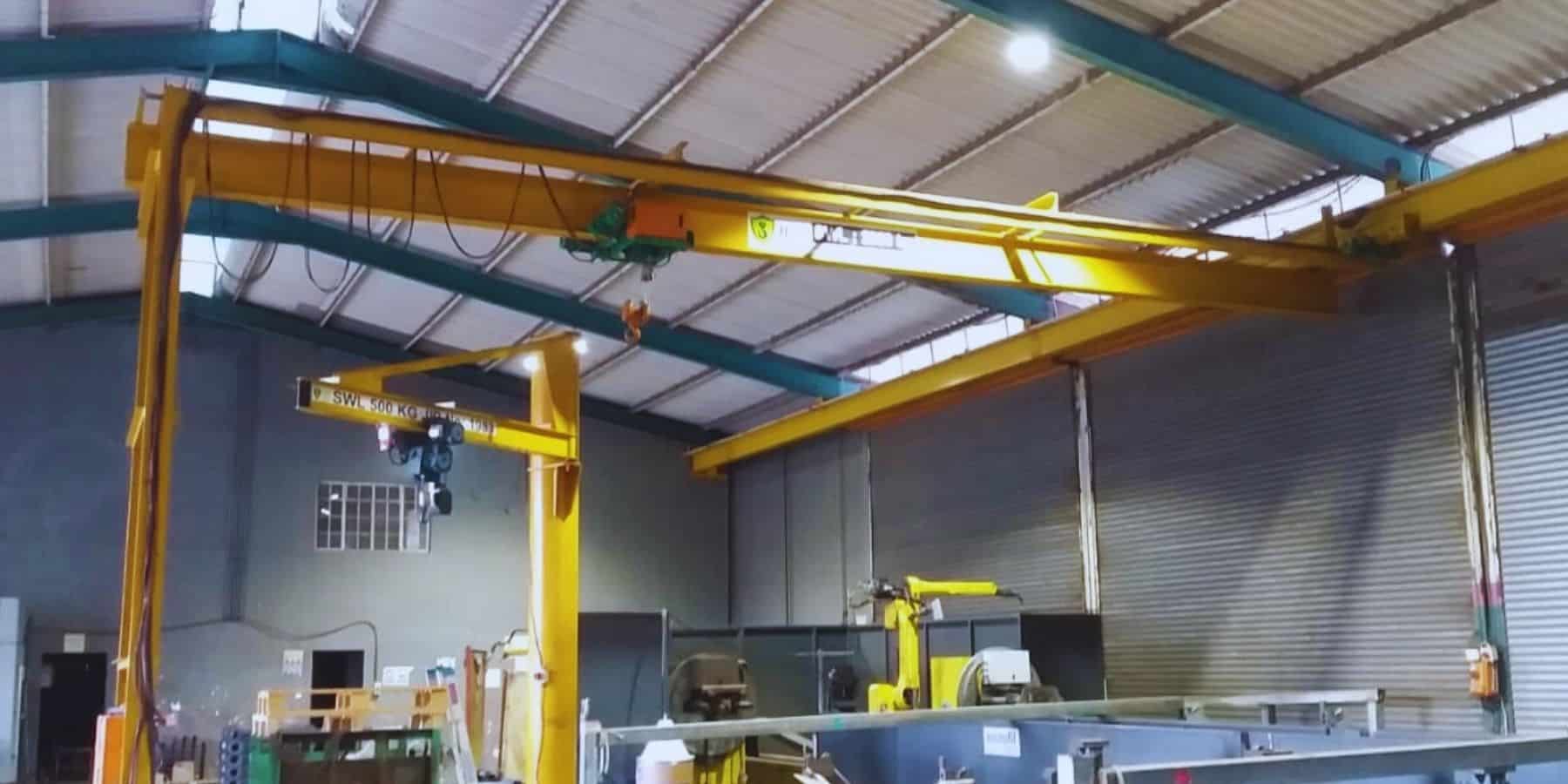 Jib / Swing Jib Overhead Cranes South Africa | 125 Kg–12 Ton